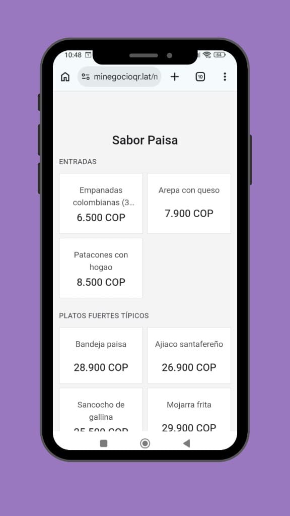 Moderno template preview